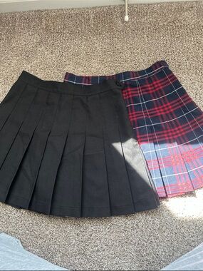 2 American Apparel Tennis Skirts